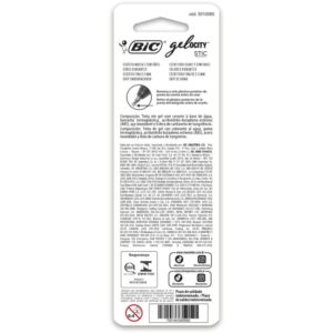Caneta Gel Bic Gelocity Preta - Imagem 3