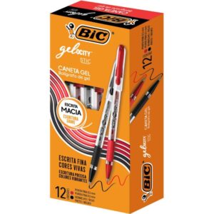 Caneta Gel Bic Gelocity Pt/Vm - Imagem 1