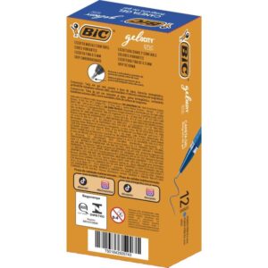 Caneta Gel Bic Gelocity Azul - Imagem 3