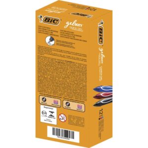 Caneta Gel Bic Quick Dry Az/Pt/Vm - Imagem 2