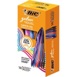 Caneta Gel Bic Gel.stic+quick Dry Sort.