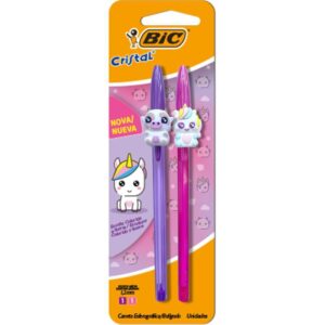 Caneta Esferografica Cristal Fashion Bichinho Rs/Rx - Imagem 1