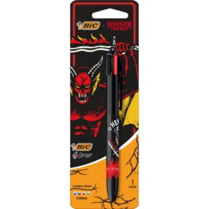 Caneta Esferografica 4 Cores Str. Things Hellfire