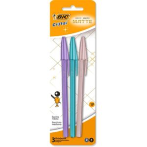 Caneta Esferografica Cristal Mate Az/Rx/Rs - Imagem 1