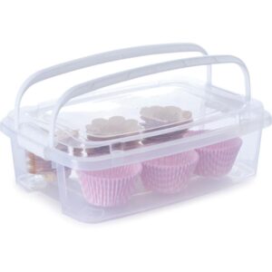 Caixa Plastica Multiuso Gran Box Baixa Alça/Trava 5L - Imagem 1