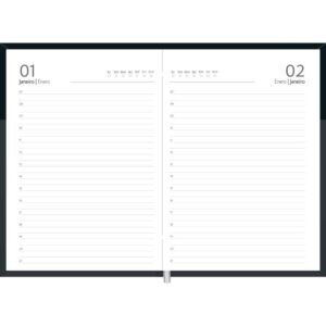 Agenda Permanente Preta Executiva 192F.145X205MM - Imagem 3