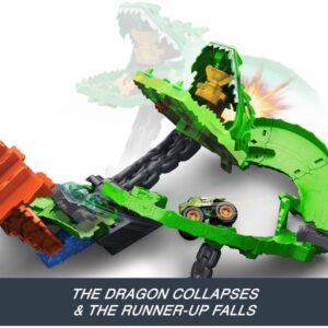 Hot Wheels Pista Monster Truck Destruicao do Dragao - Imagem 7