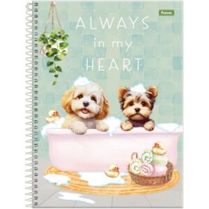 Caderno 01X1 Capa Dura Furfriends 80FLS. - Imagem 1
