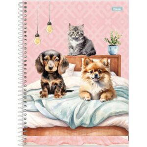 Caderno 01X1 Capa Dura Furfriends 80FLS. - Imagem 2