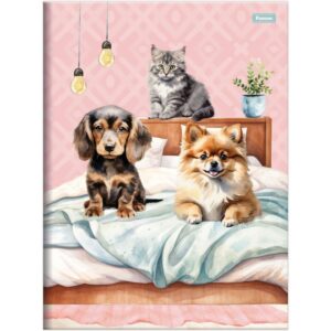 Caderno Brochurao Capa Dura Furfriends 80FLS. - Imagem 2