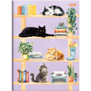 Caderno Brochurao Capa Dura Furfriends 80FLS. - Imagem 3