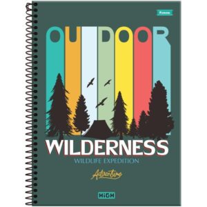 Caderno 10X1 Capa Dura High Masculino 160FLS. - Imagem 1