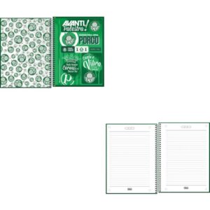 Caderno 01X1 Capa Dura Palmeiras 80FLS. - Imagem 2