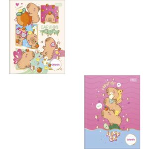 Caderno Caligrafia Capa Dura Capyclub 40FLS. Brochura Vert. - Imagem 1