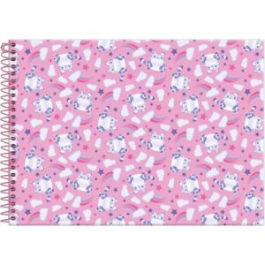 Caderno Desenho Univ Capa Dura a Casa Magica da Gabby 80FLS. - Imagem 3