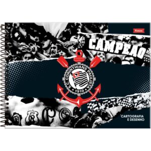 Caderno Desenho Univ Capa Dura Corinthians 80FLS.