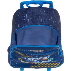Mochila Infantil com Rodinha Sonic Lets Go - Imagem 4