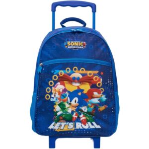 Mochila Infantil com Rodinha Sonic Superstars - Imagem 4