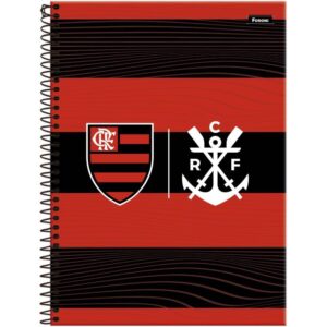 Caderno Espiral 1/4 Capa Dura Flamengo 80FLS. - Imagem 2