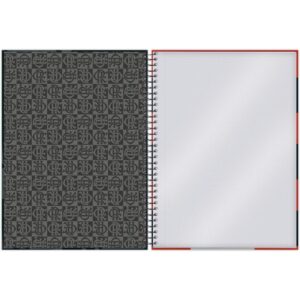 Caderno Espiral 1/4 Capa Dura Flamengo 80FLS. - Imagem 5