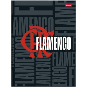 Caderno Brochura 1/4 Capa Dura Flamengo 80FLS. - Imagem 1
