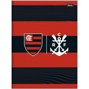 Caderno Brochura 1/4 Capa Dura Flamengo 80FLS. - Imagem 2