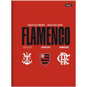 Caderno Brochura 1/4 Capa Dura Flamengo 80FLS. - Imagem 3