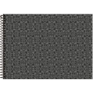 Caderno Desenho Univ Capa Dura Flamengo 80FLS. - Imagem 3