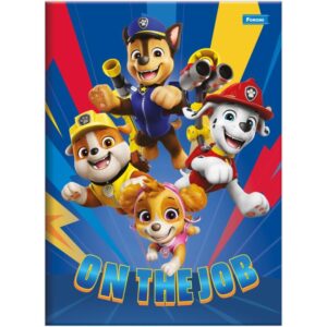 Caderno Brochura 1/4 Capa Dura Patrulha Canina 48FLS. - Imagem 1