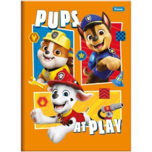 Caderno Brochura 1/4 Capa Dura Patrulha Canina 48FLS. - Imagem 2