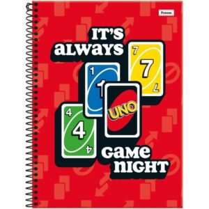 Caderno 01X1 Capa Dura Uno 80FLS. - Imagem 3