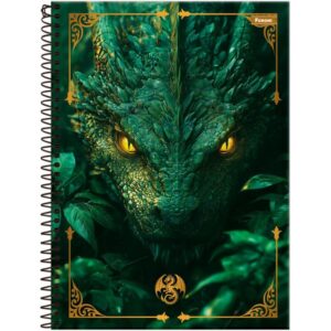 Caderno 10X1 Capa Dura Drakos 160FLS. - Imagem 2