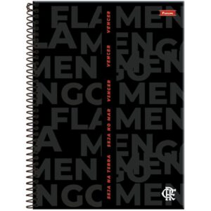 Caderno 01X1 Capa Dura Flamengo Fit 80FLS. - Imagem 2