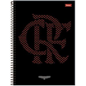 Caderno 01X1 Capa Dura Flamengo Fit 80FLS. - Imagem 3