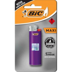 Isqueiro Descartavel Bic Maxi a Gas Cx.c/36 Blister - Imagem 1