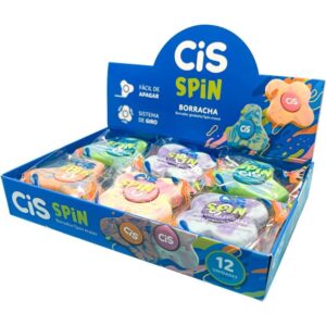 Borracha Decorada Cis Spin 4 Cores Sortidas - Imagem 6