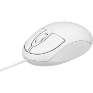 Mouse Optico USB 1200DPI Cabo 1,2M Branco - Imagem 2