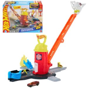 Hot Wheels Pista City Super Resgate Estaça.bombeiros - Imagem 1