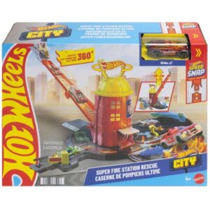 Hot Wheels Pista City Super Resgate Estaça.bombeiros - Imagem 6