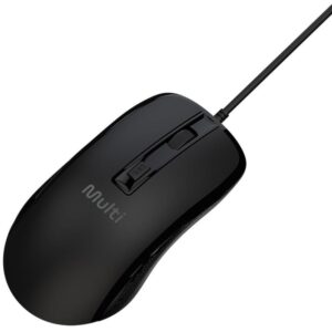 Mouse Optico USB 2400DPI 4OTOES Preto - Imagem 1