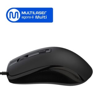 Mouse Optico USB 2400DPI 4OTOES Preto - Imagem 4