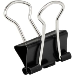 Prendedor de Papel Binder 19MM Preto - Imagem 2