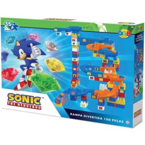 Brinquedo para Montar Sonic Rampa Divertida 100PCS - Imagem 2