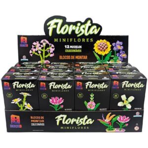 Brinquedo para Montar Bricko Mini Flores (S) - Imagem 1