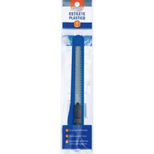 Estilete Estreito 9MM Plastico (S) - Imagem 1