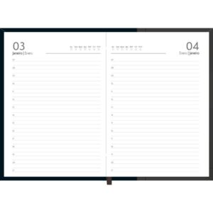 Agenda Permanente Permanente Preta 192F.130X188M - Imagem 4