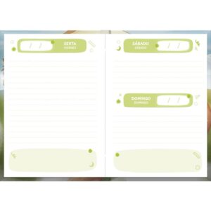 Agenda Permanente Escolar Mix 160F. 105X148MM - Imagem 12