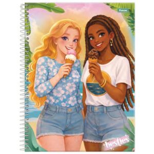 Caderno 01X1 Capa Dura Besties 80FLS. - Imagem 4