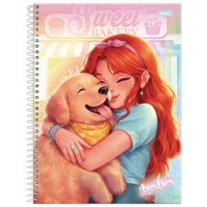 Caderno 10X1 Capa Dura Besties 160FLS. - Imagem 4