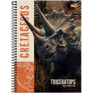 Caderno 01X1 Capa Dura Dinoverse 80FLS. - Imagem 1